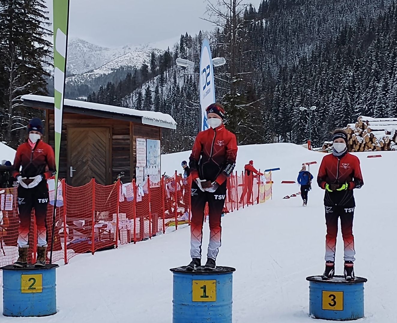 Schülerinnen 14 holen sich das Podest beim zweiten Biathlon Austria Cup