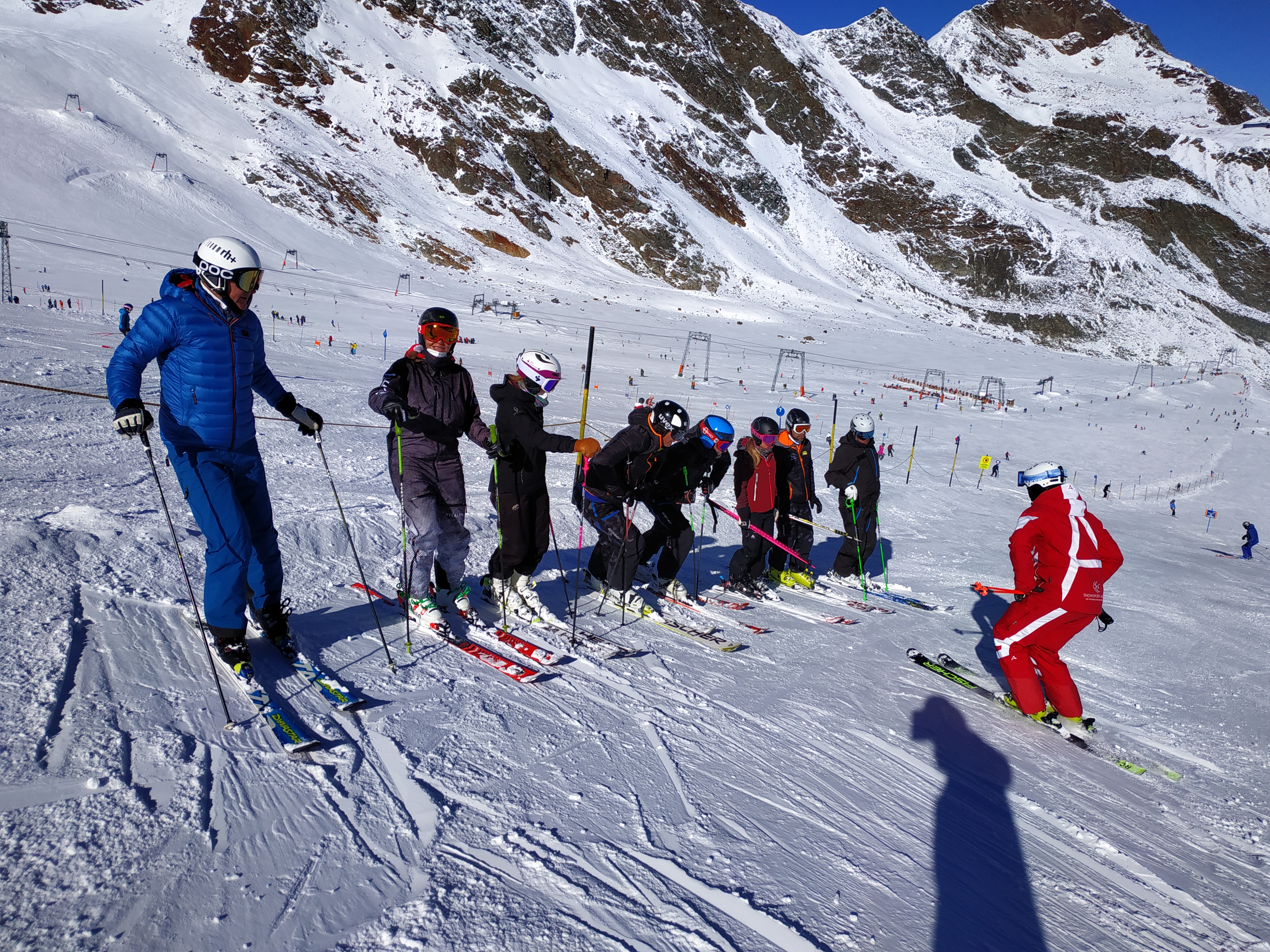Trainerfortbildung am Stubaier Gletscher